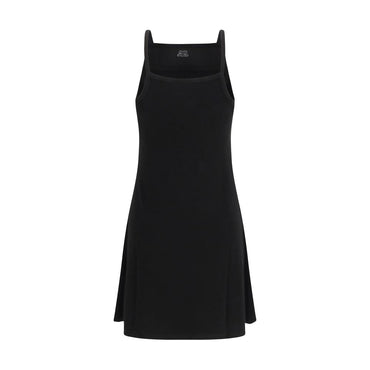 Courrèges Black Viscose Casual Dress