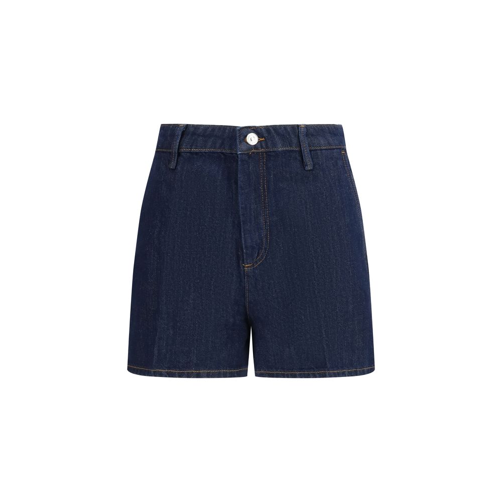 7FOR Blue Denim Shorts