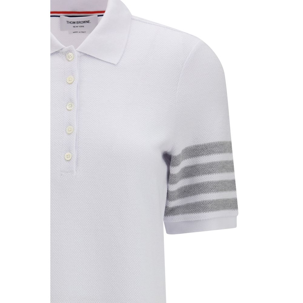 Thom Browne White Cotton Casual Dress