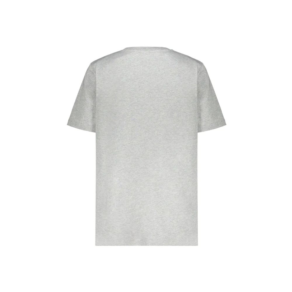 Balmain Gray Cotton T-Shirt