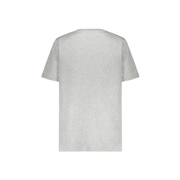 Balmain Gray Cotton T-Shirt