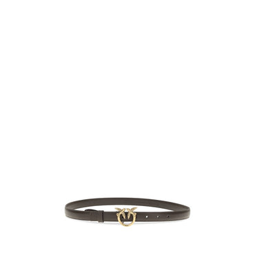 PINKO Brown Calf Leather Bos Taurus Regular Belt