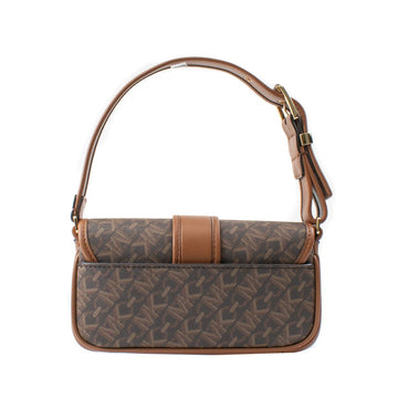Michael Kors Brown Canvas Shoulder Bag