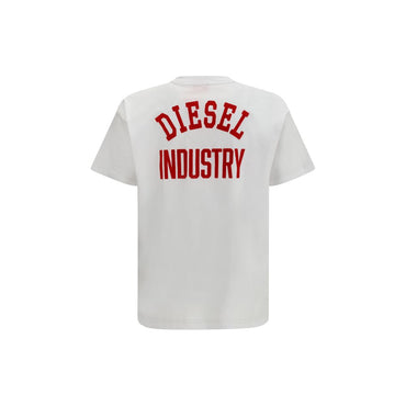 Diesel White Cotton T-Shirt