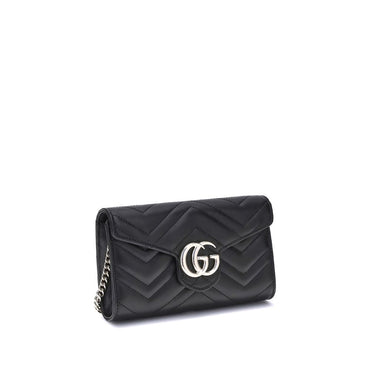 Gucci Black Calf Leather Bos Taurus Shoulder Bag