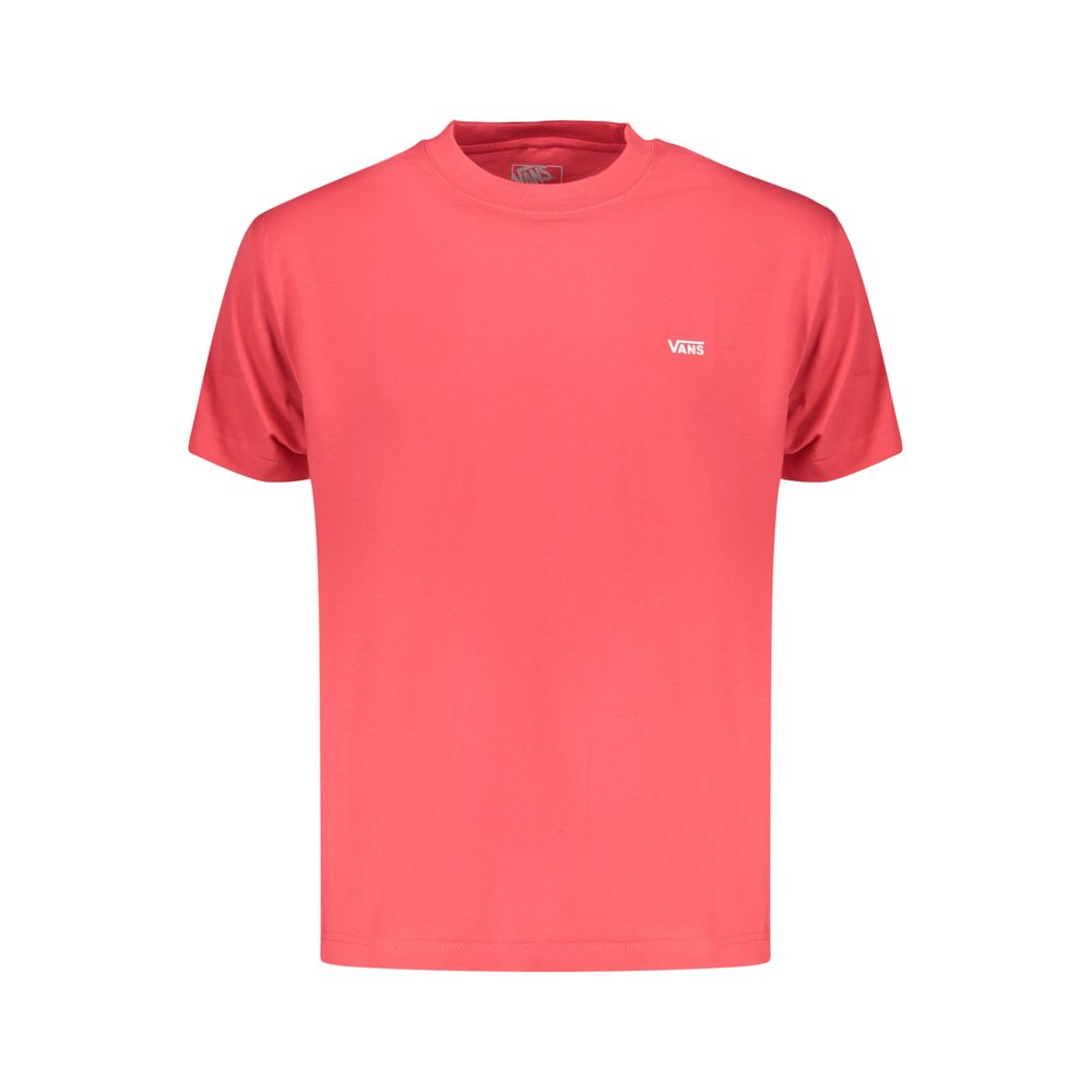 Vans Red Cotton Men T-Shirt