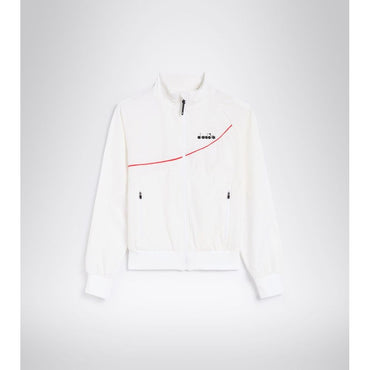 Diadora White Polyamide Shell Jacket