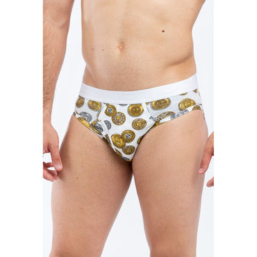 Moschino White Cotton Briefs