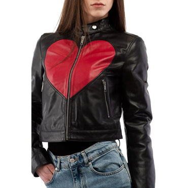 Moschino Multicolor Leather Jacket