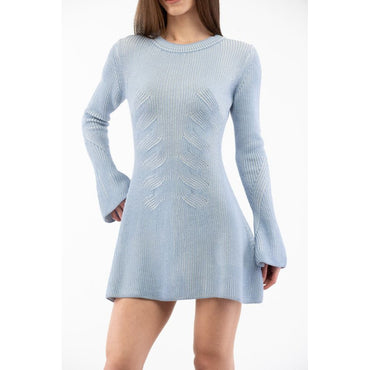 Moschino Multicolor Wool Casual Dress