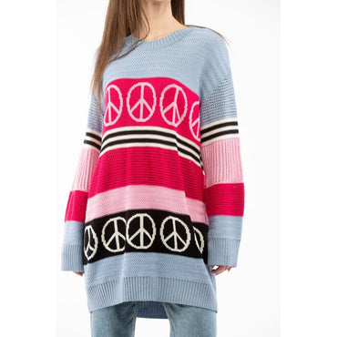 Moschino Multicolor Wool Sweatshirt