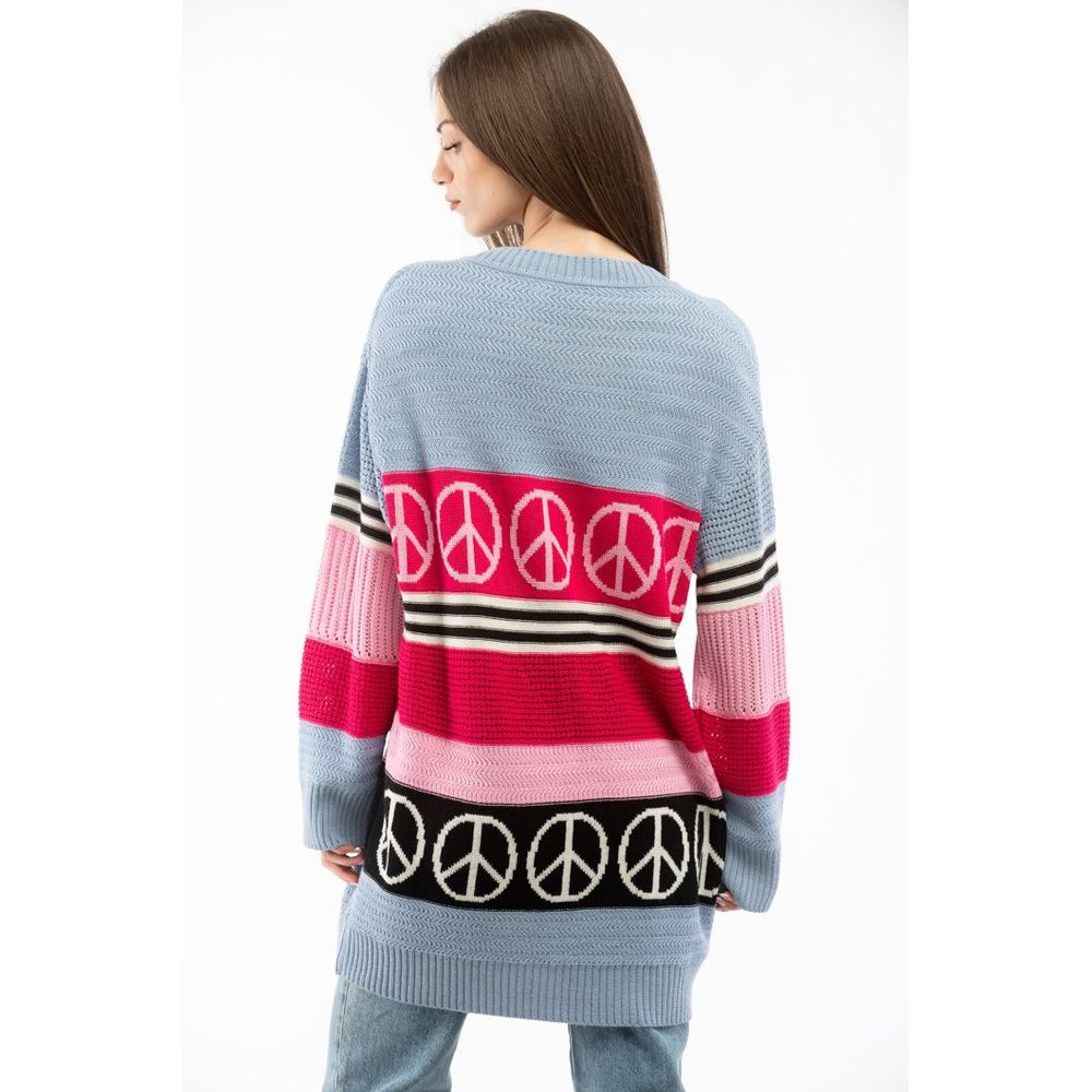 Moschino Multicolor Wool Sweatshirt
