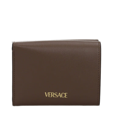 Versace Brown Leather Wallet