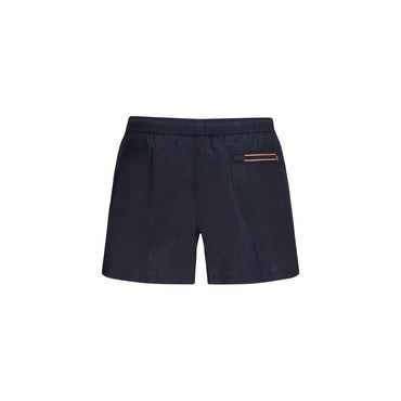 Moncler Blue Polyamide Short And Mini Shorts