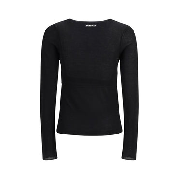 PINKO Black Viscose Sweatshirt