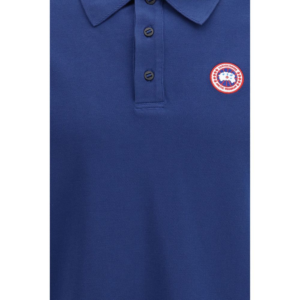 Canada Goose Blue Cotton Polo Shirt
