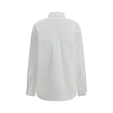 Ami Paris White Cotton Dress Shirt