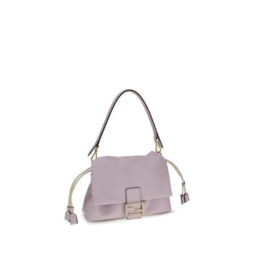 Fendi Purple Calf Leather Bos Taurus Shoulder Bag