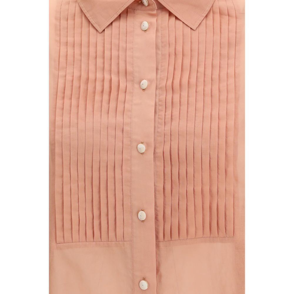 Golden Goose Brown Cotton Shirt
