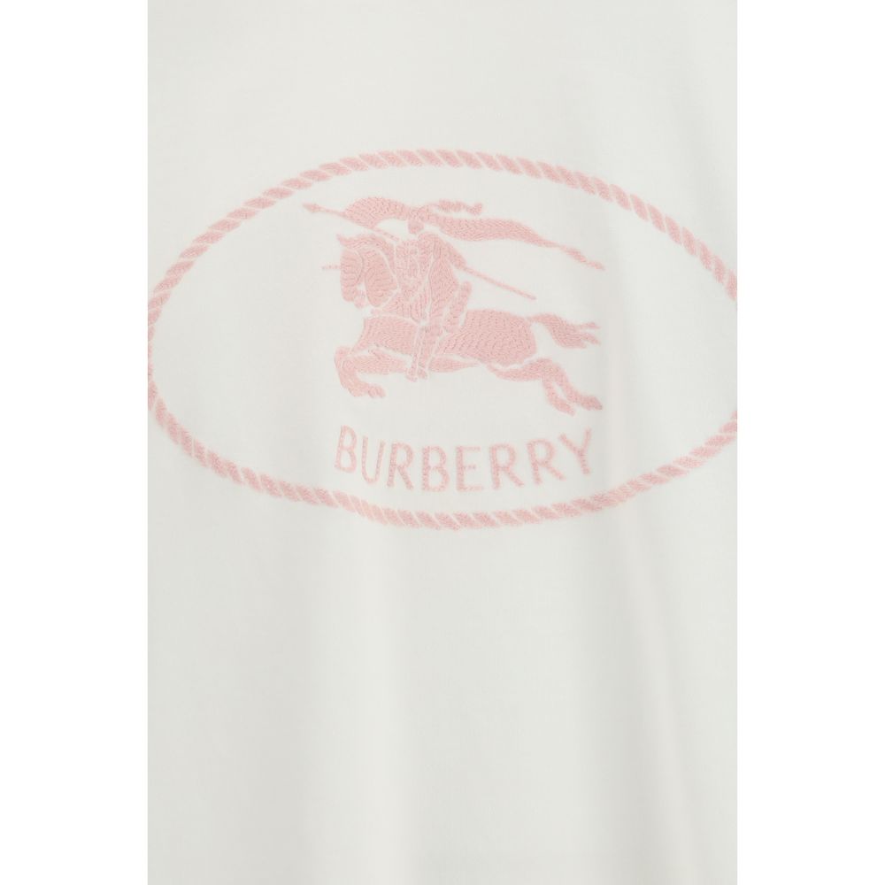 Burberry White Cotton T-Shirt