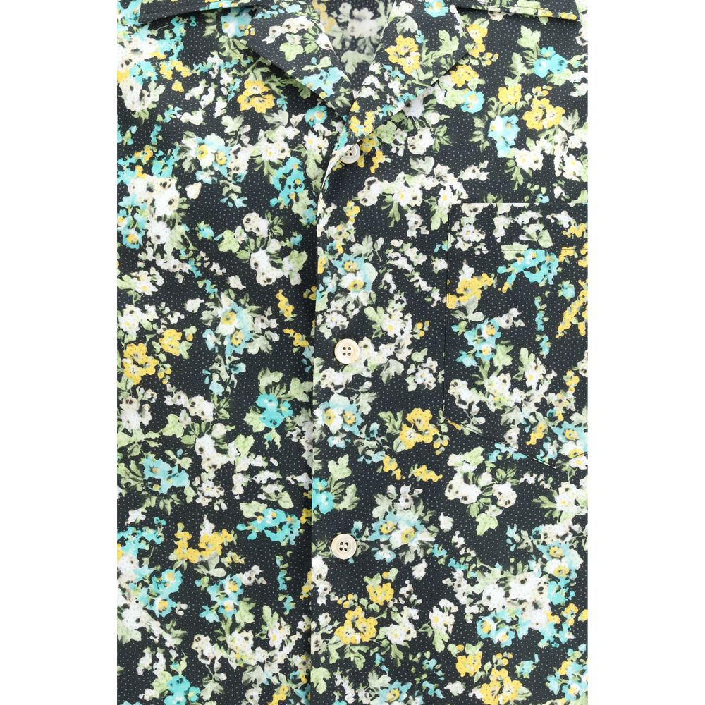 Valentino Multicolor Cotton Pattern Shirt