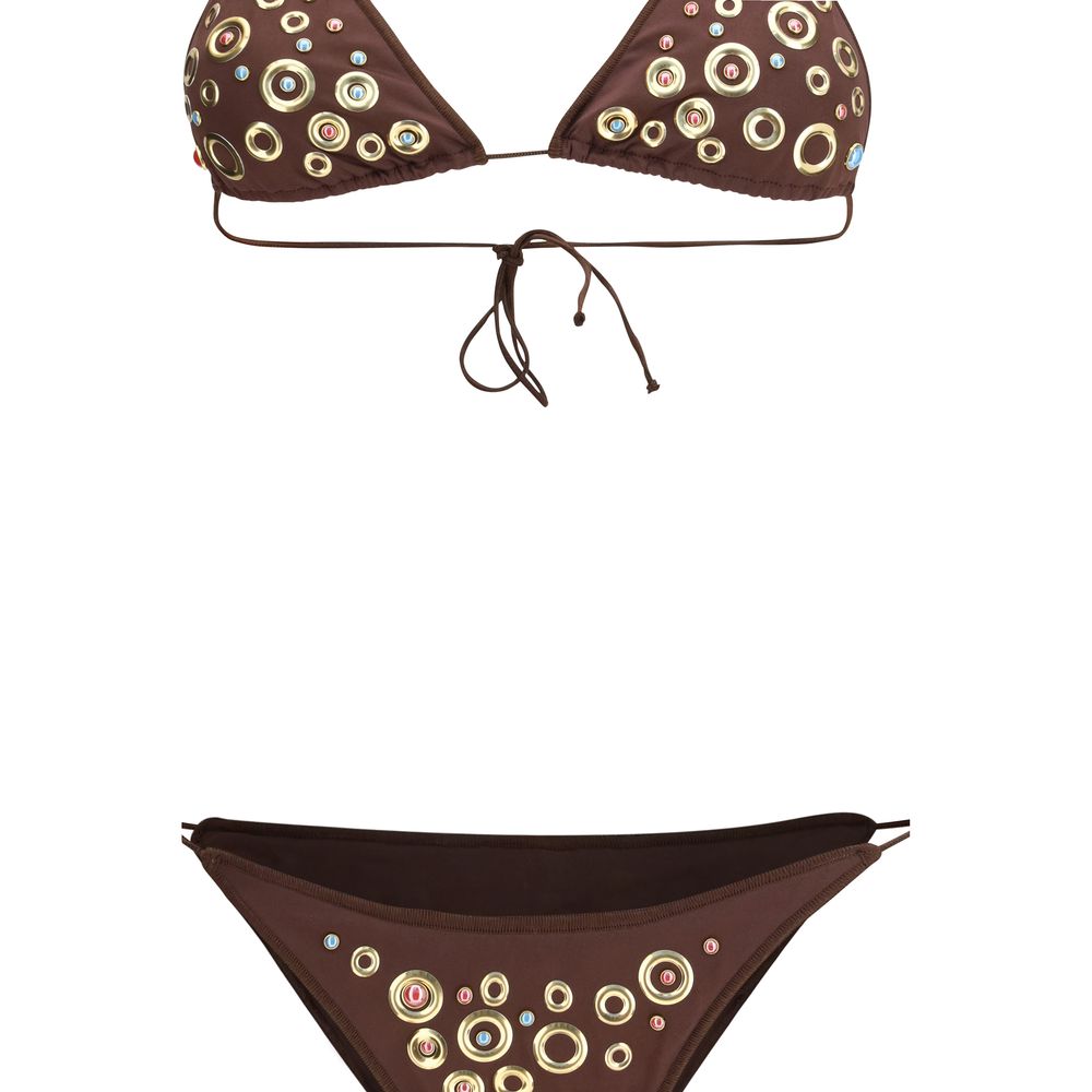 Oséree Brown Polyamide Bikini
