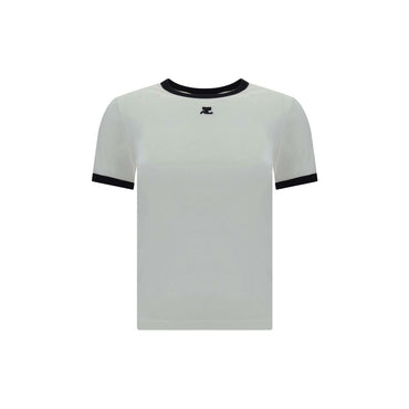 Courrèges White Cotton T-Shirt