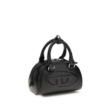 Diesel Black Calf Leather Bos Taurus Handbag