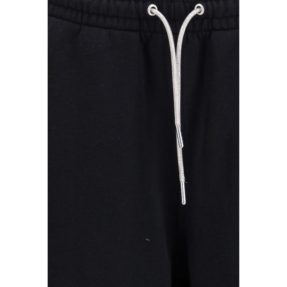 Alexander Wang Black Cotton Athletic Pants