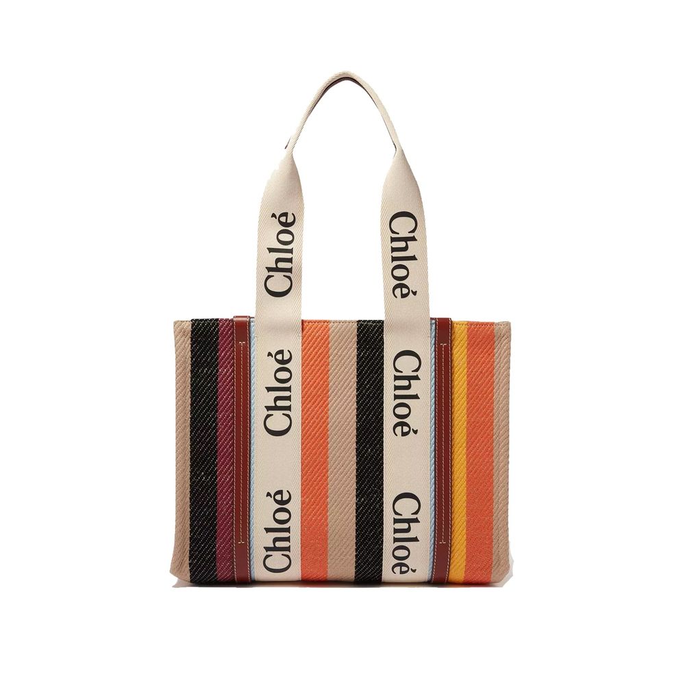ChloΓ© Beige Linen Tote Bag