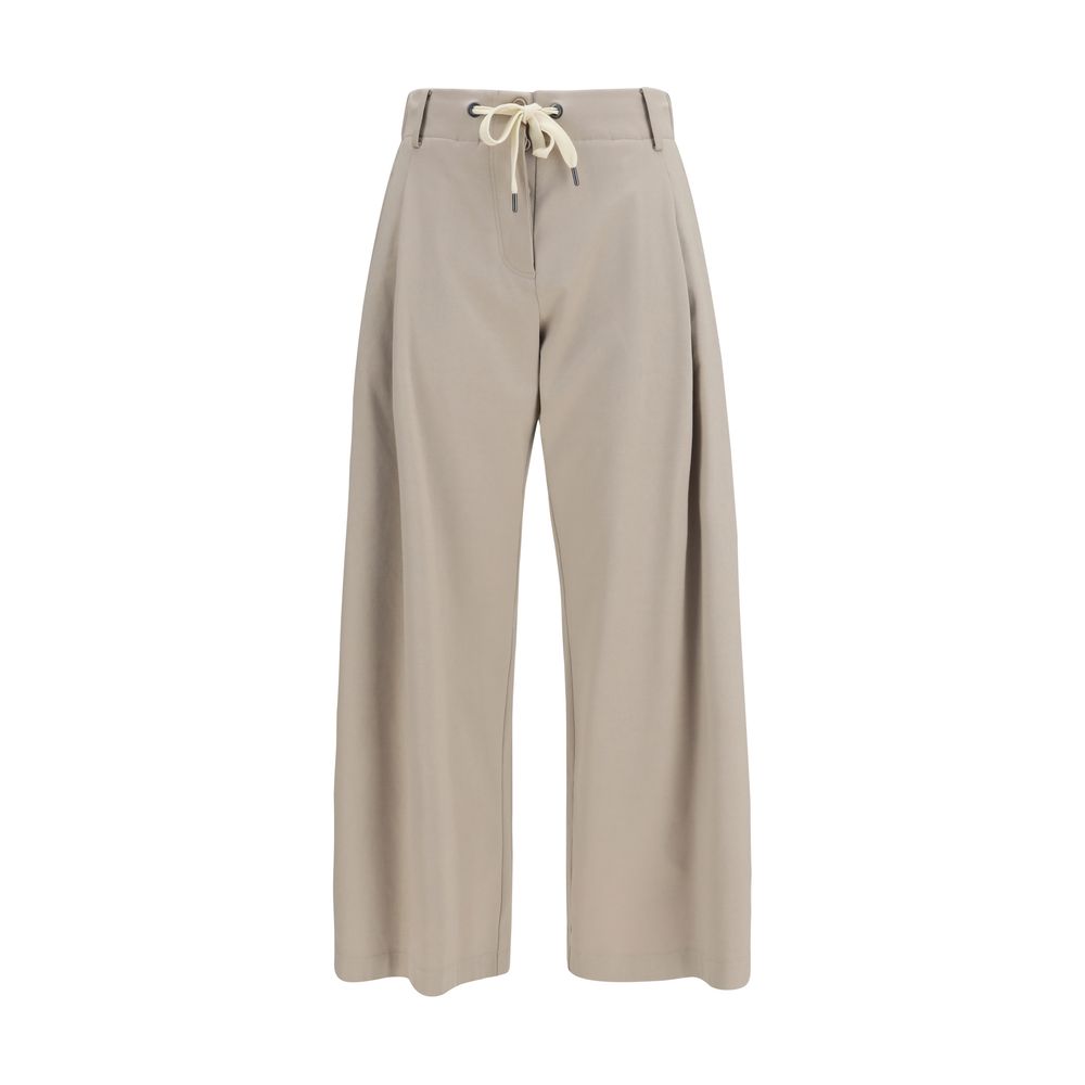 Brunello Cucinelli Beige Cotton Casual Pants