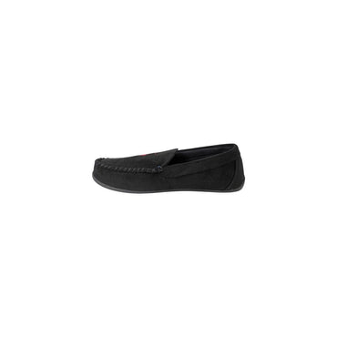 Ralph Lauren Black Faux Fur Slippers