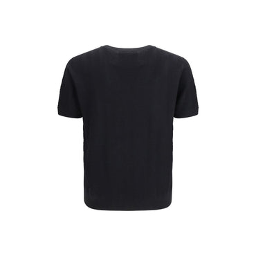 Giorgio Armani Black Silk Sweatshirt