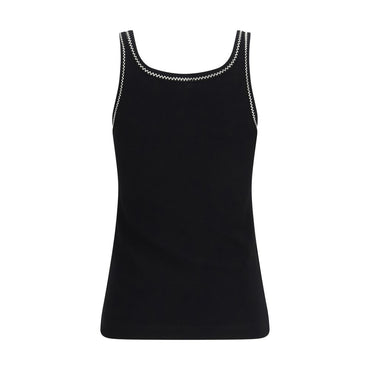 PINKO Black Cotton T-Shirt