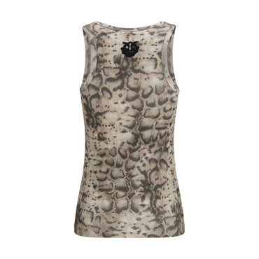 PINKO Beige Cotton T-Shirt