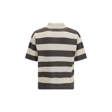 Ami Paris Multicolor Cotton Polo Shirt