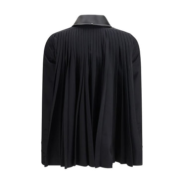 Max Mara Black Polyester Trench Coat