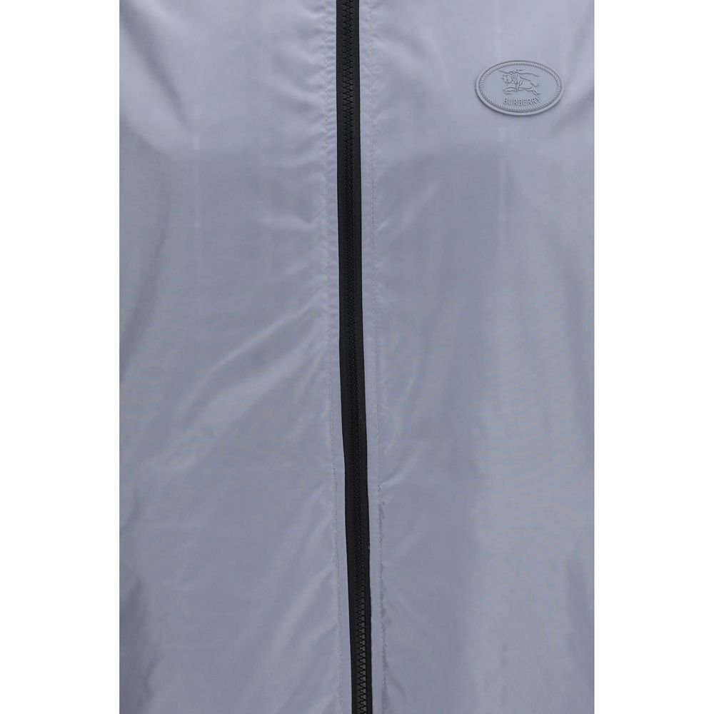 Burberry Blue Polyester Coat