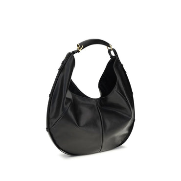 Saint Laurent Black Calf Leather Bos Taurus Shoulder Bag
