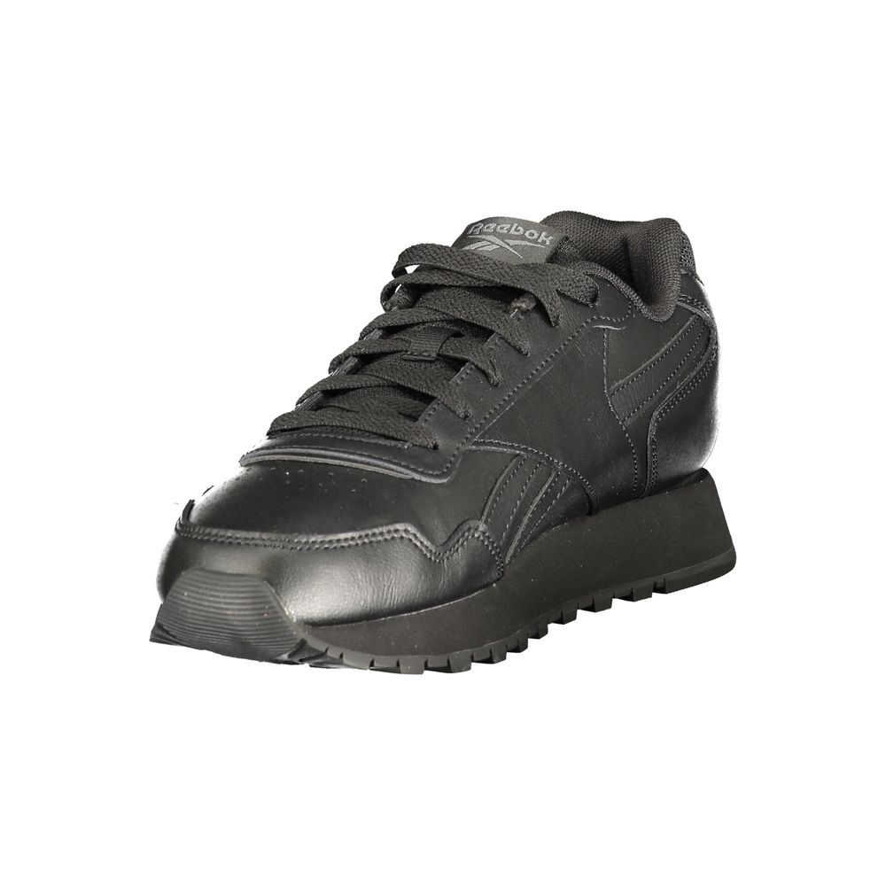 Reebok Black Polyester Athletic Sneakers