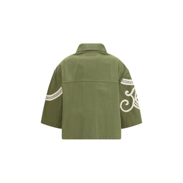 Max Mara Bicolor Cotton Coat