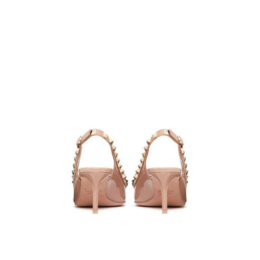 Valentino Garavani Beige Calfskin High Heel Pumps