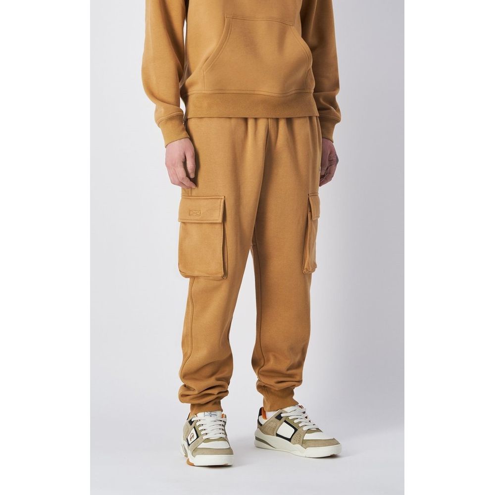 Champion Brown Cotton Joggers (Workout Pants)
