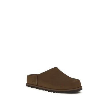 UGG Brown Calf Leather Bos Taurus Clogs