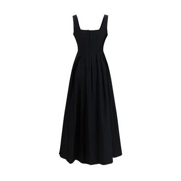 Max Mara Black Cotton Casual Dress