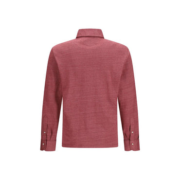 Brunello Cucinelli Multicolor Linen Polo Shirt