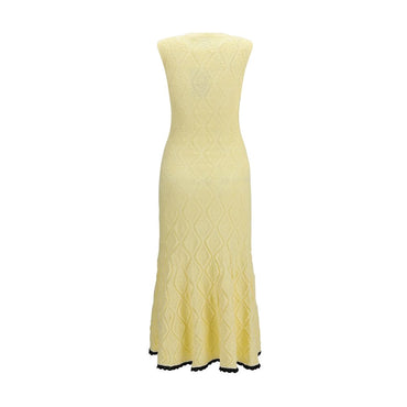 Self-Portrait Bicolor Cotton Casual Dress