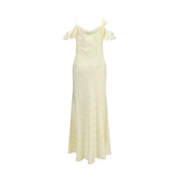 Self-Portrait Bicolor Polyester Casual Dress