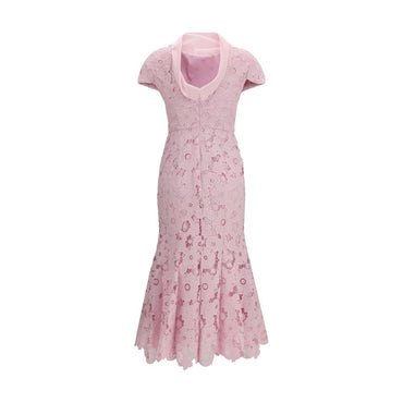 Self-Portrait Multicolor Polyester Cocktail Dress