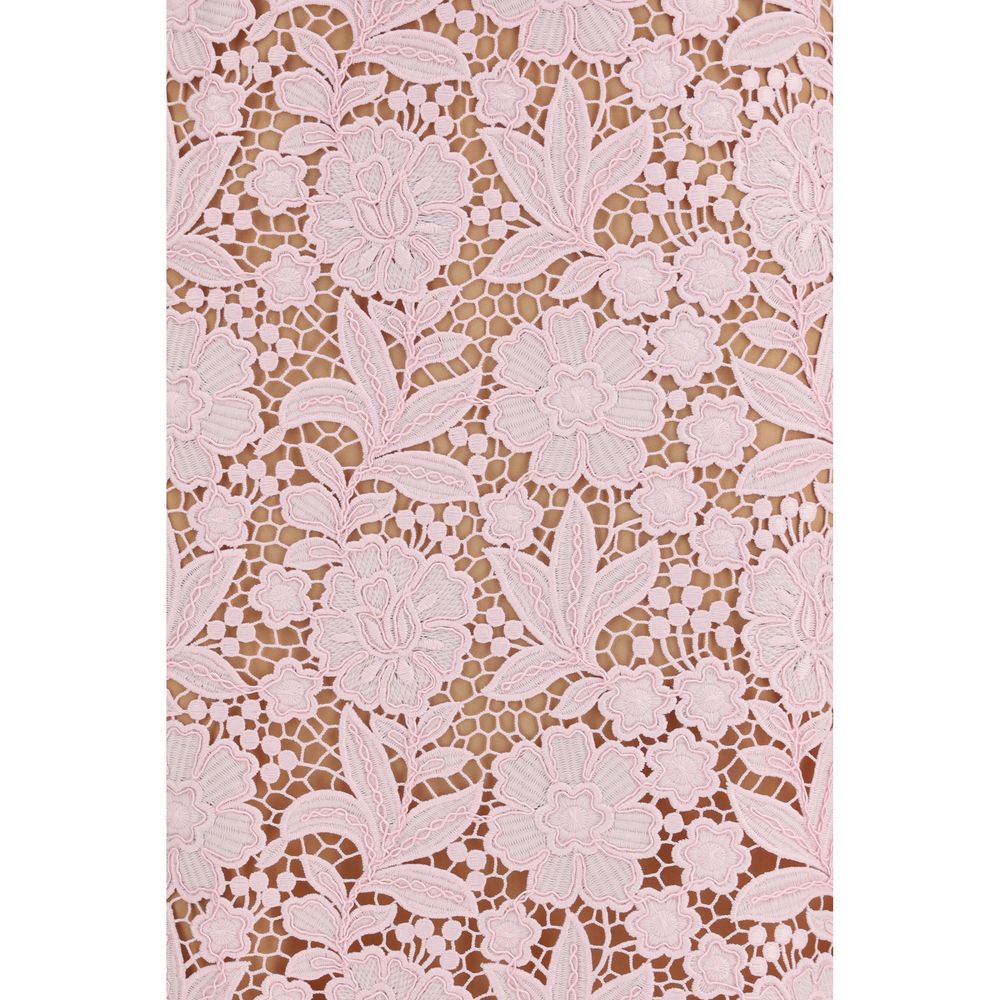 Self-Portrait Multicolor Polyester Midi Skirt